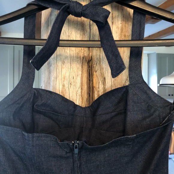 Retro “ Dirty Dancing” style soft denim dress - Picture 10 of 10